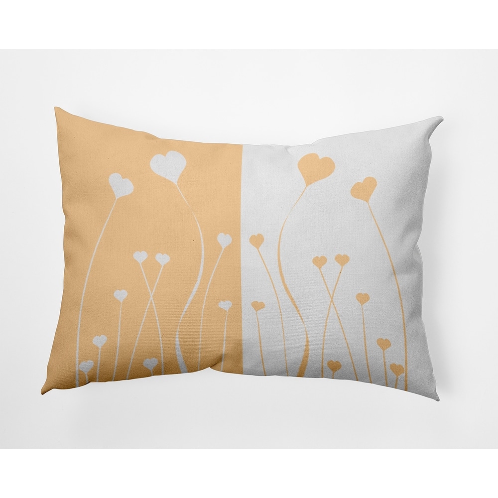 Growing Love Valentines Day Decorative Throw Pillow