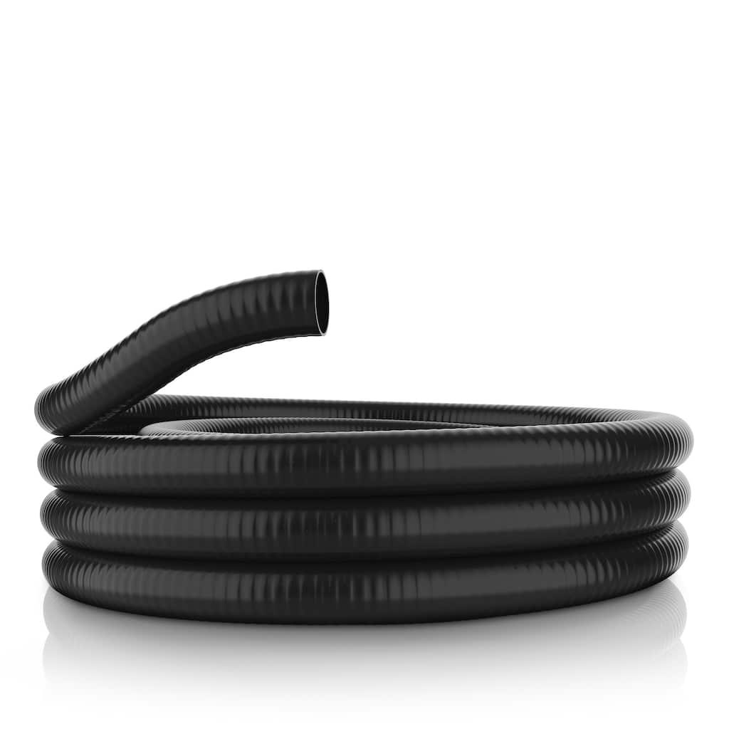 Alpine Corporation PVC Ultra-Flex Hose with 3" Inside Diameter for S-4 Fittings, Black