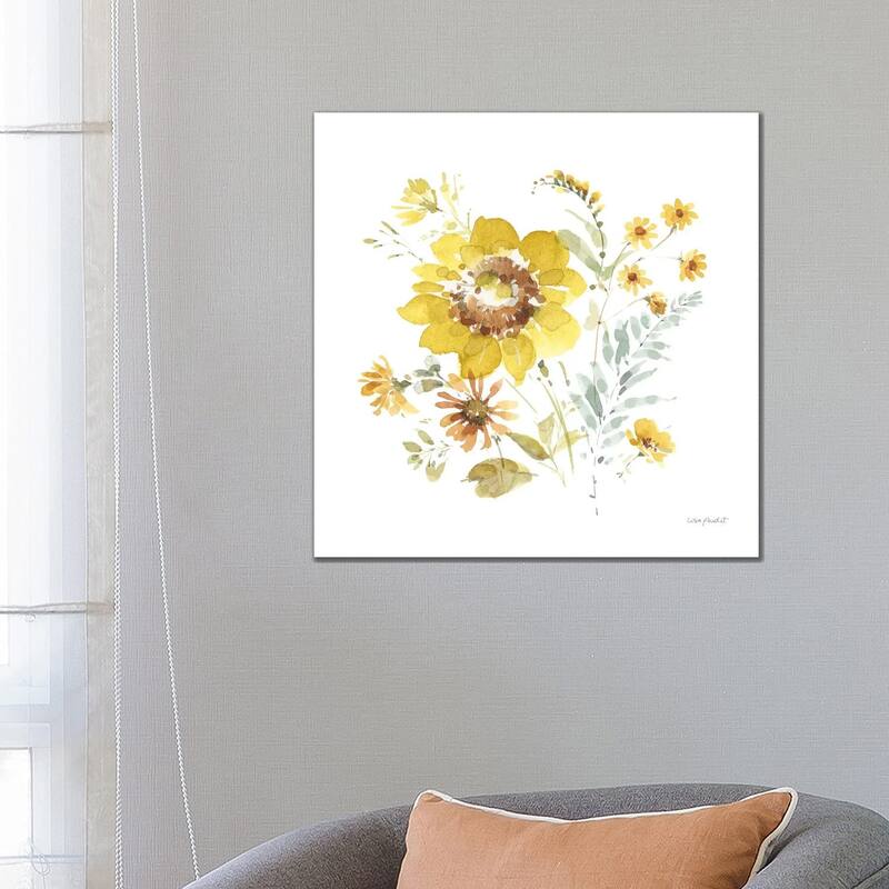 iCanvas "Sunflowers Forever VIII" by Lisa Audit Canvas Print - 26x26x1.5