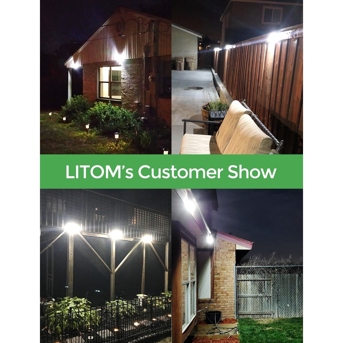 Litom 120 led solar lights top