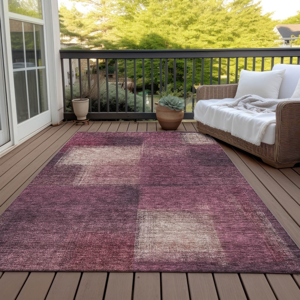 Machine Washable Indoor/ Outdoor Chantille Ombre Rug