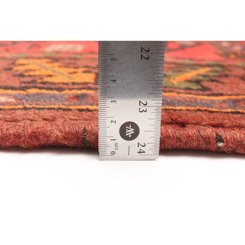 ECARPETGALLERY Hand-knotted Andelz Red Wool Rug - 4'2 x 6'10