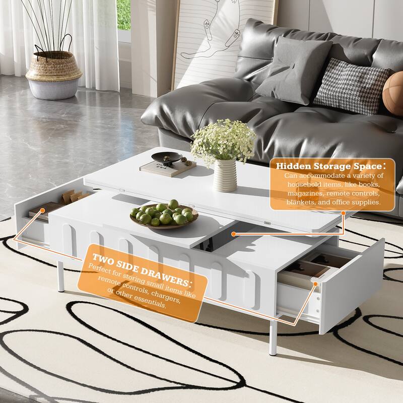 Coffee Table with Drawers