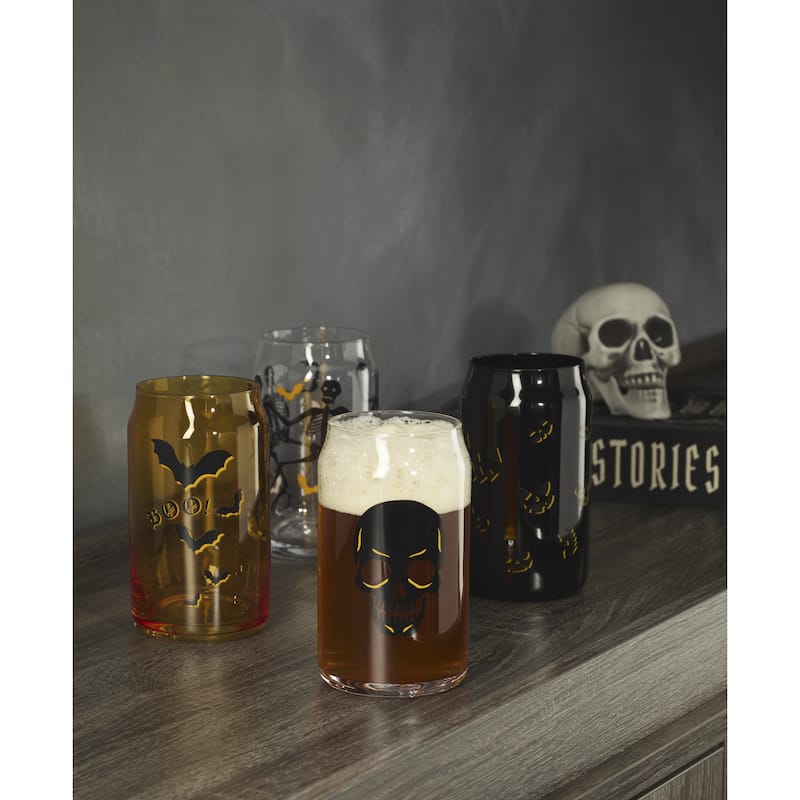 Oneida Vintro Halloween Can Coolers, Set of 4