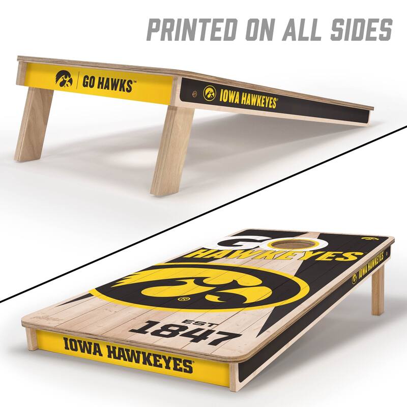 Iowa Hawkeyes NCAA 2x4 Cornhole Board Set