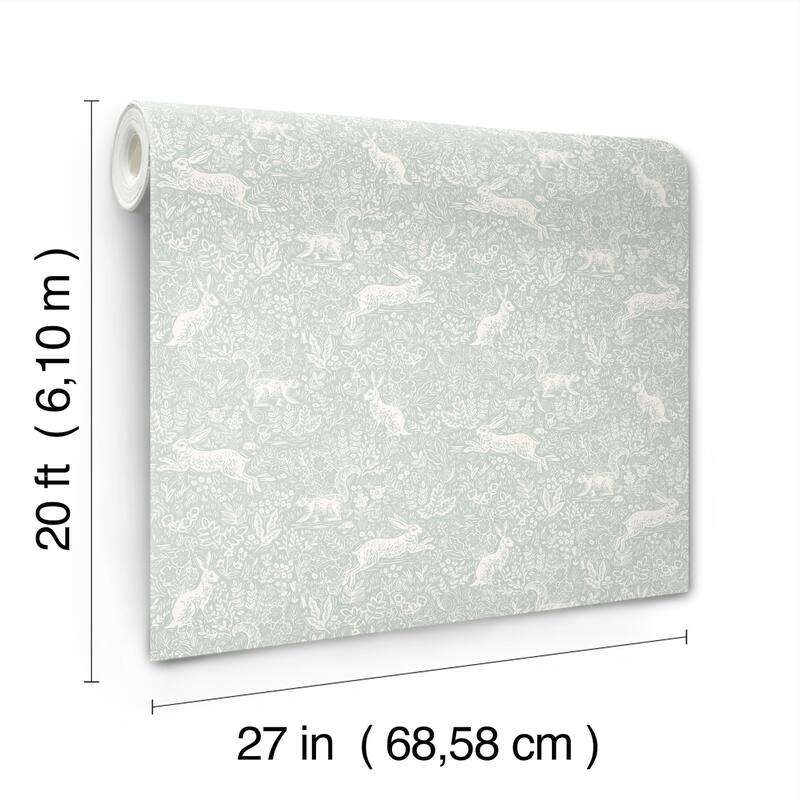 Rifle Paper Co. Fable Mineral Peel and Stick Wallpaper