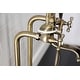 preview thumbnail 39 of 42, Kingston Brass Freestanding Clawfoot Tub Faucet Package with Supply Line in Matte Black