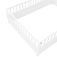 preview thumbnail 10 of 15, Full Size Floor Bed with Super High Security Barrier