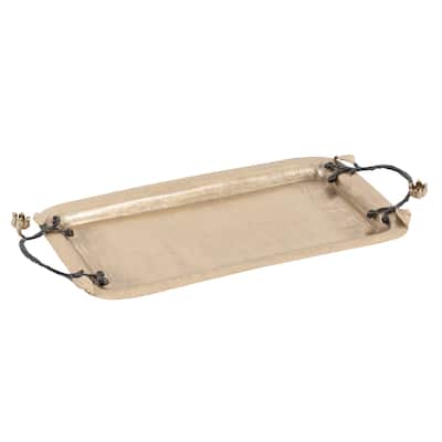 Elegance Eleanor Rectangular Tray - Satin Gold