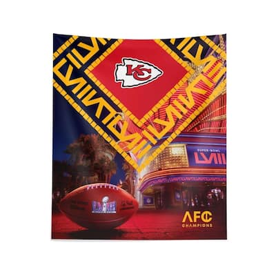 NFL Kansas City Chiefs SB58 Arrival Participant Wall Hanging - 34"x40"