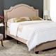 preview thumbnail 2 of 9, SAFAVIEH Theron Upholstered Bed