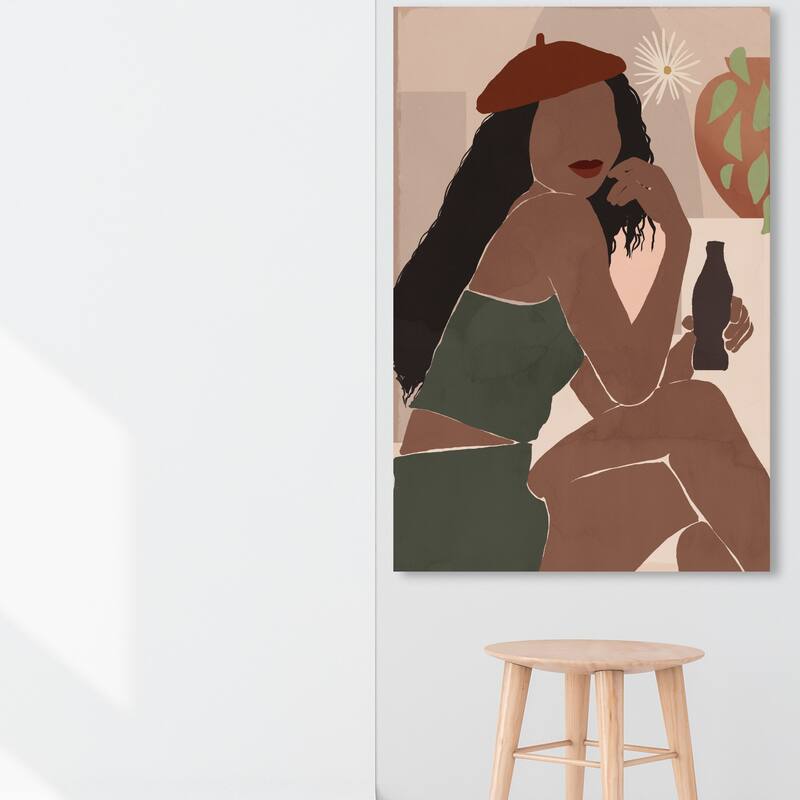 Wynwood Studio Fashion and Glam Peace and Nature Brown and Rustic Wall Art Canvas Print - 54 x 36