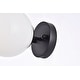 preview thumbnail 4 of 26, Miko Six inch Dual Flush Mount and Bath Sconce with Frosted Glass