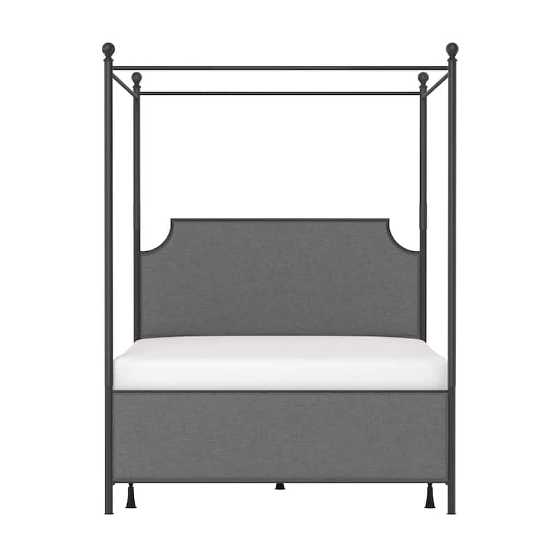 McArthur Metal and Upholstered Canopy Bed