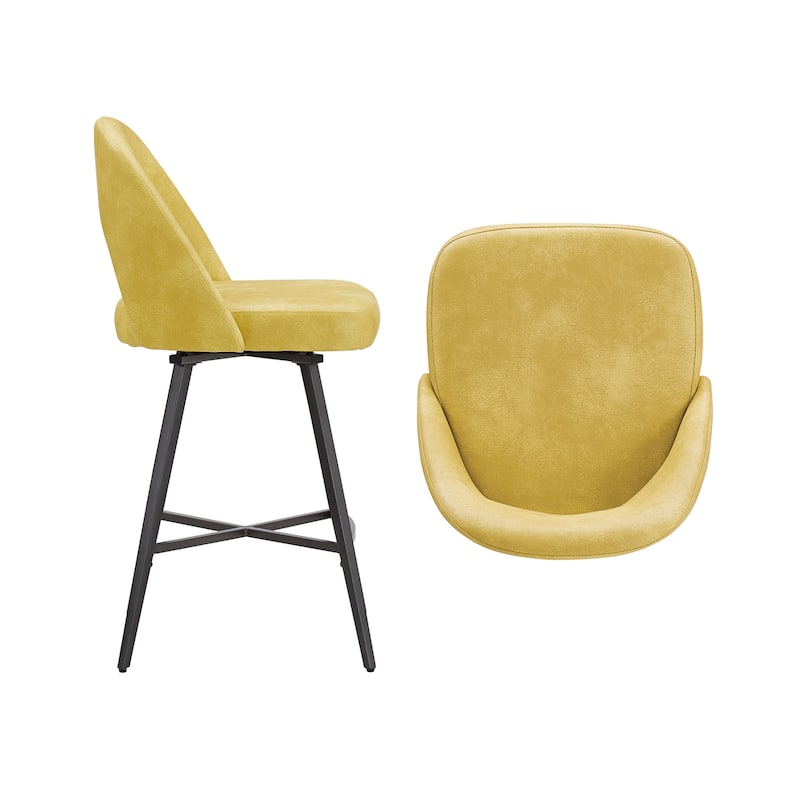 Vaduz Metal Swivel Stools (Set of 2)