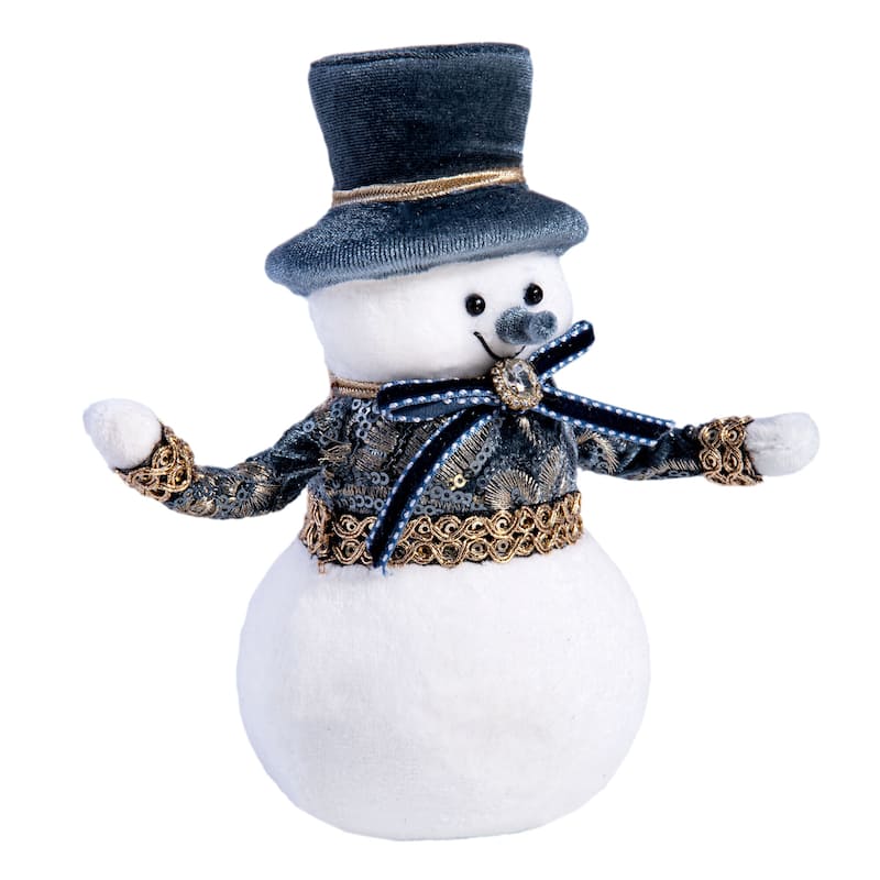 Snowman 7.1'' Christmas Decoration - 3.9 x 3.9 x 7.1"