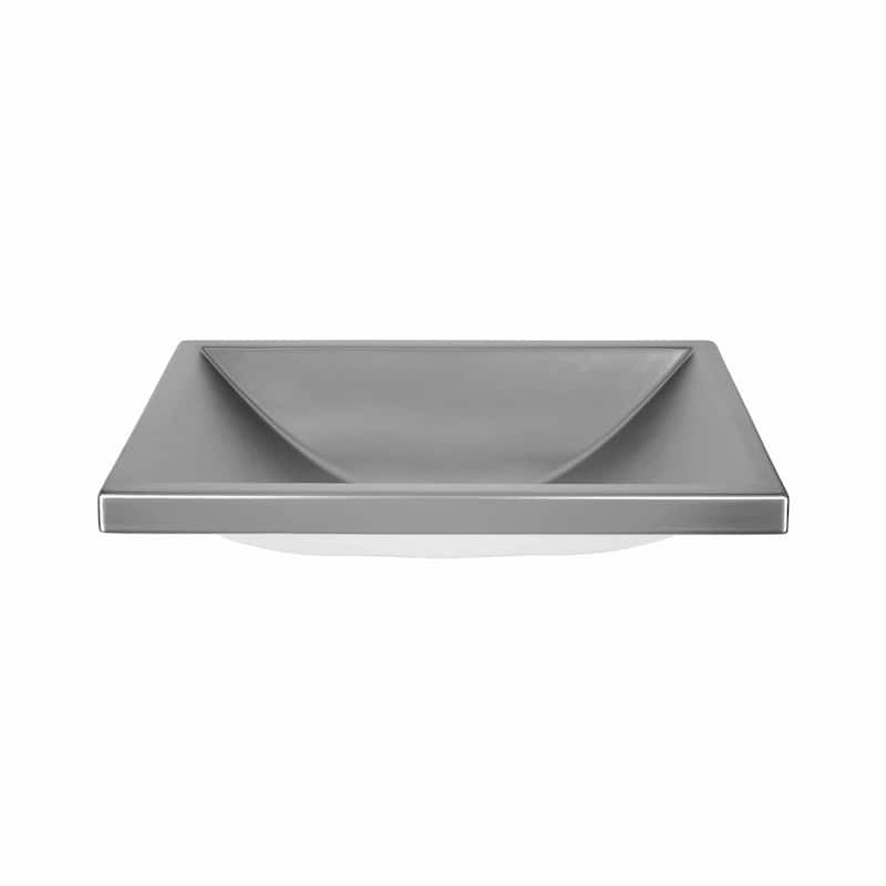 Amara Fireclay Dual Mount Bathroom Sink - 20" x 14" x 4.75"