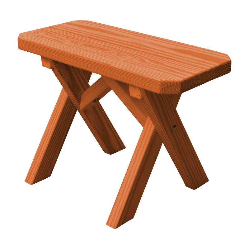 Pine 2' Crossleg Bench