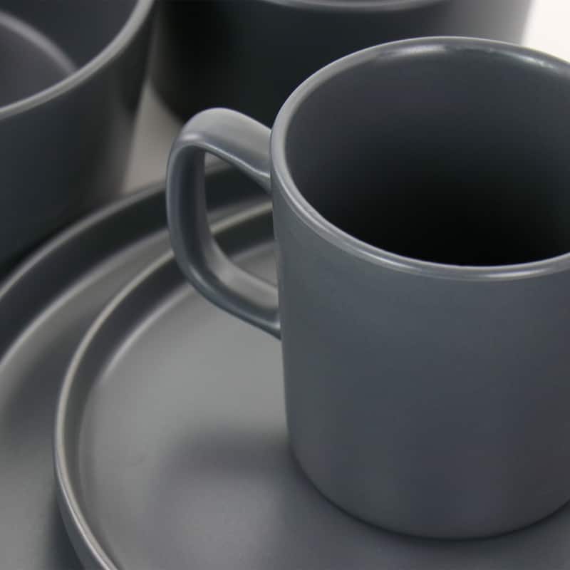 Dinnerware Set 20 Piece in Storm Cloud