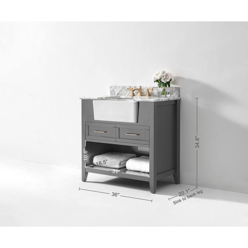 Ancerre Designs Hayley Bathroom Vanity Set
