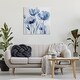 preview thumbnail 9 of 8, Stupell Blue Abstract Blooms Canvas Wall Art Design By Sasha