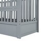 preview thumbnail 37 of 58, 2-in-1 Convertible Crib, Full Size Bed Frame with Drawers and 3 Height Options, Modern Baby Crib Toddler Bed with Guard Rail