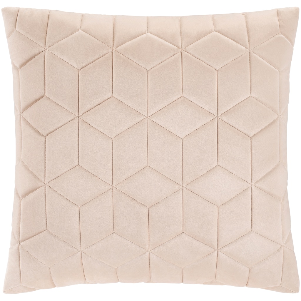 Carson Carrington Tattamala Velvet Geometric 18-inch Throw Pillow Cover