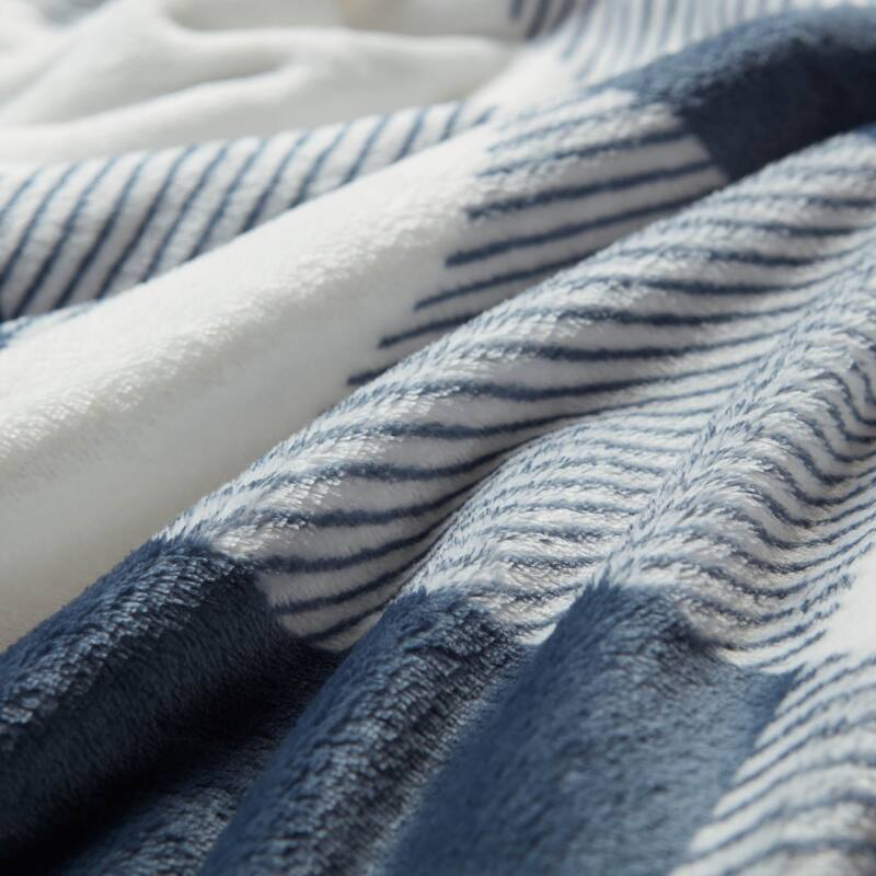 Clara Clark Ultra Plush Thick Reversible Microfiber Heavy Blanket - Raschel Imitation Mink Blanket