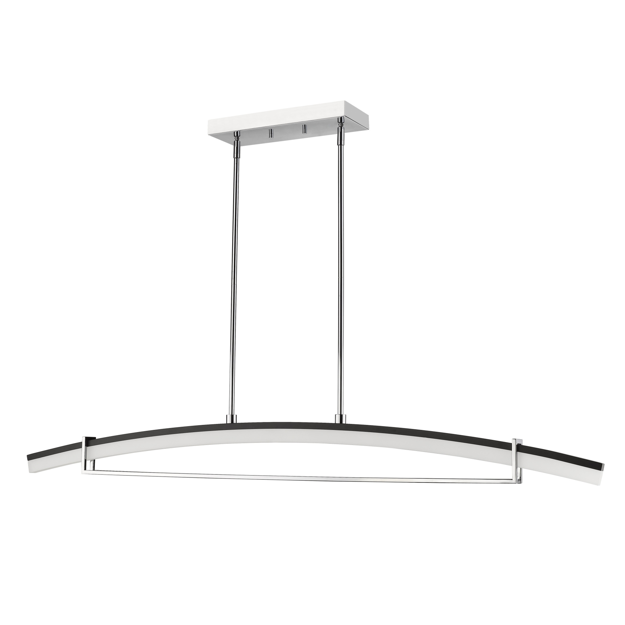 LUMiRiSE / ≠encore. Breezary 20 in. Integrated LED Indoor Black Chandelier