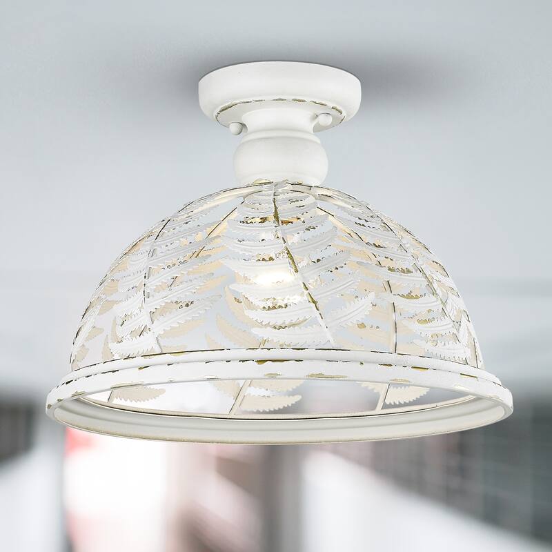Annalin 13" Wide 1-Light Semi-Flush