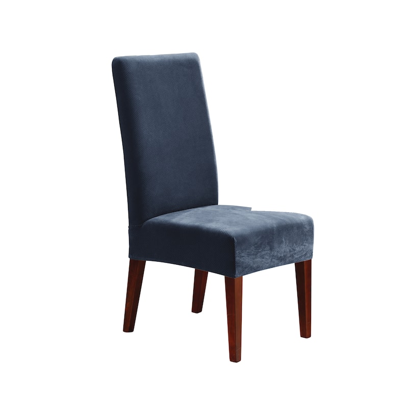 SureFit Stretch Pique Short Dining Chair Slipcover
