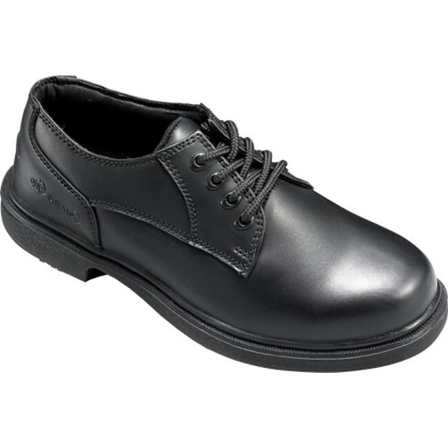 mens oxford work shoes black leather