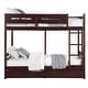 preview thumbnail 8 of 6, Artsy Twin over Twin Bunk Bed with Removable Ladder, Hanger and 14+14 Slat System, Space-Saving Knock-Down Design, Espresso