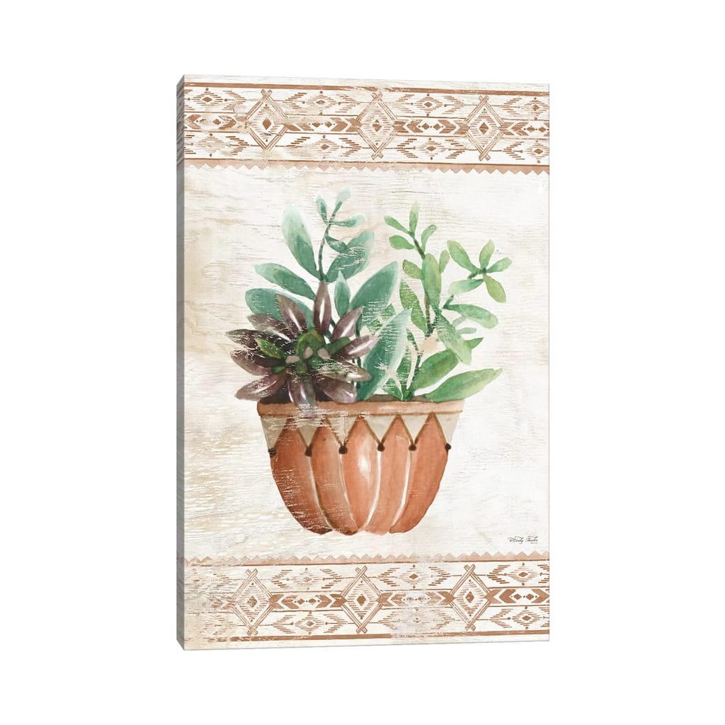 iCanvas "Southwest Terracotta Succulents I" by Cindy Jacobs Canvas Print