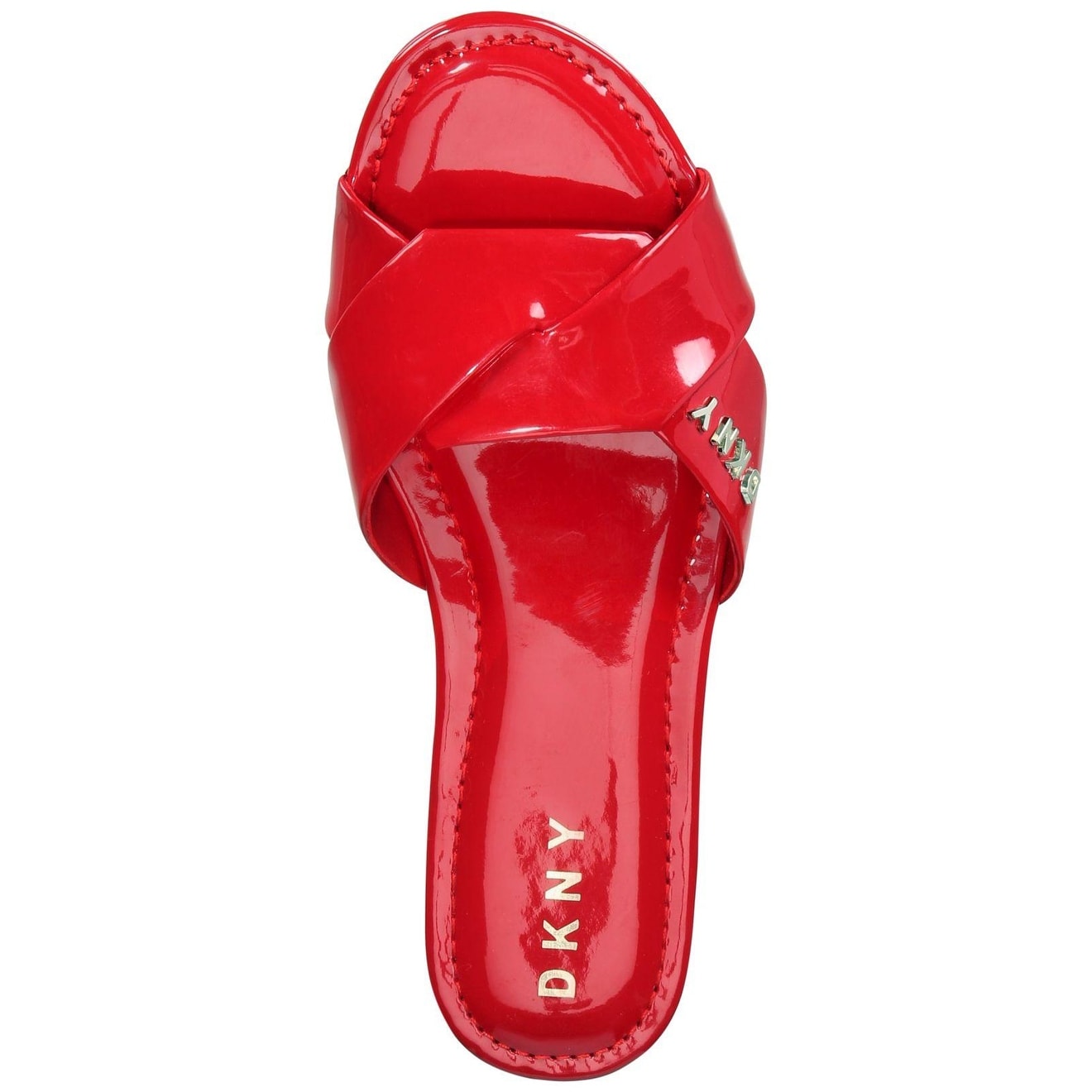 dkny red slides