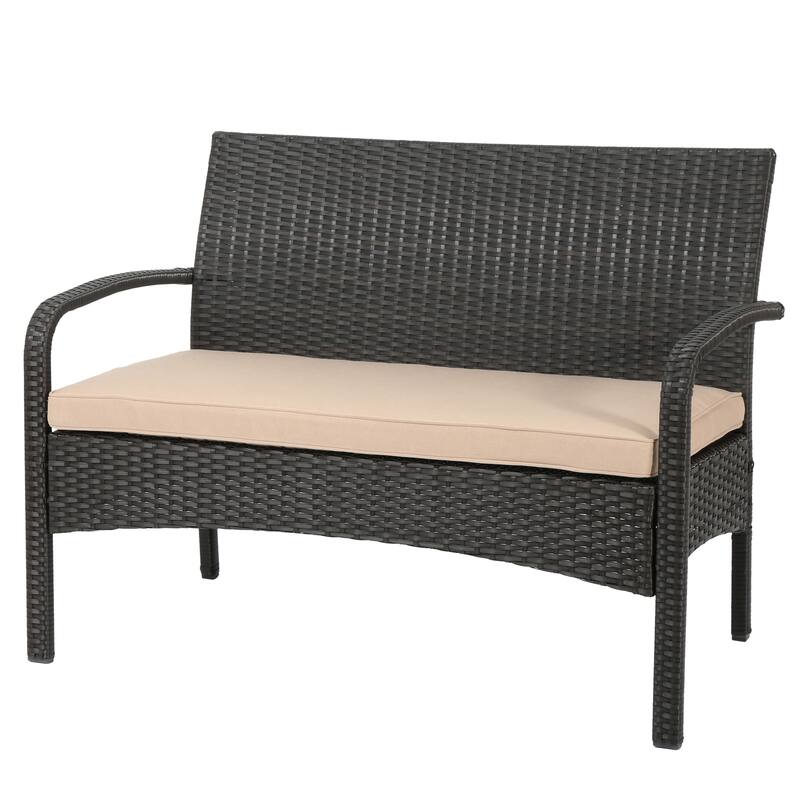 Cordoba Outdoor 6-piece Wicker Conversation Set by Christopher Knight Home