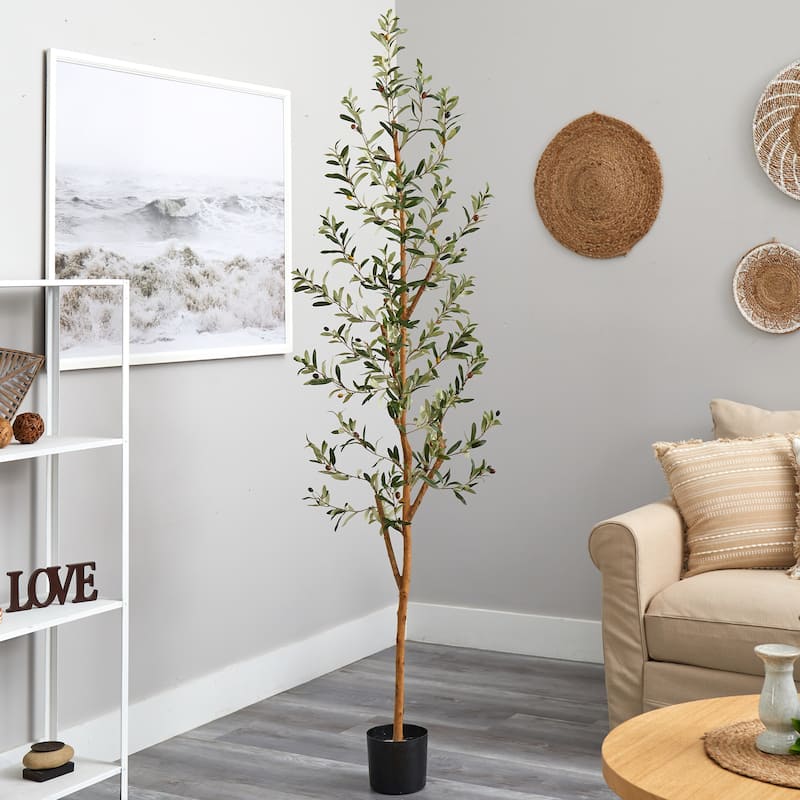 82" Olive Artificial Tree - Green