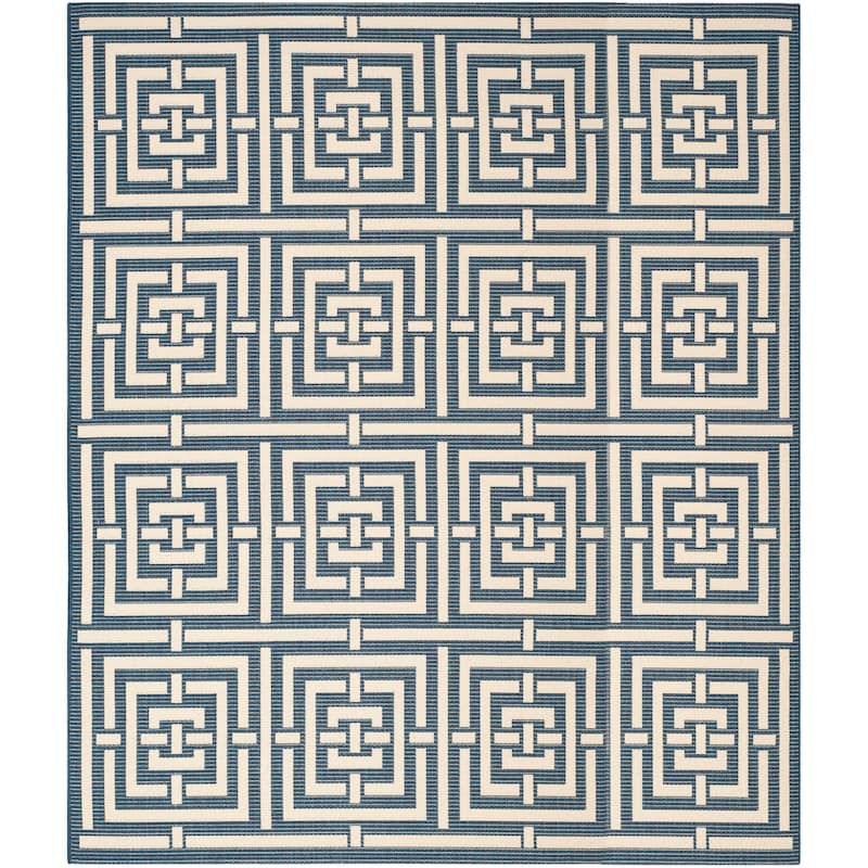 SAFAVIEH Courtyard Ginger Indoor/ Outdoor Waterproof Patio Backyard Rug