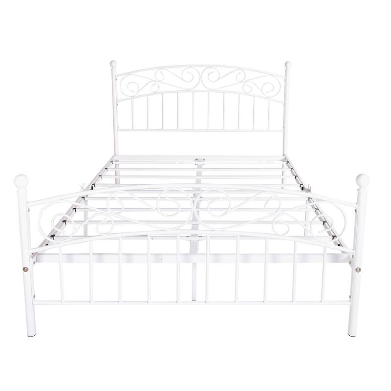 Bed Frame with Headboard and Footboard
