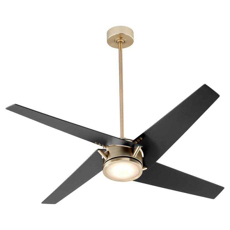 Quorum International Axis 54" 4 Blade LED Ceiling Fan with Wall