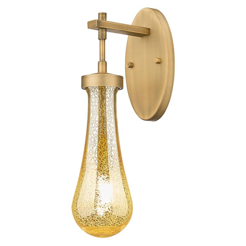 Innovations Lighting 451-1W-G451-4ME Owego 16" Tall Bathroom Sconce - Brushed Brass
