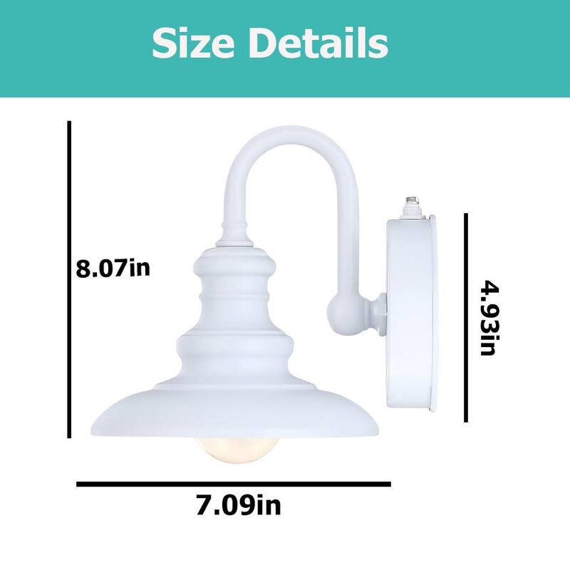 E26 Sconce wall light white wall light fixture metal wall mount lamp