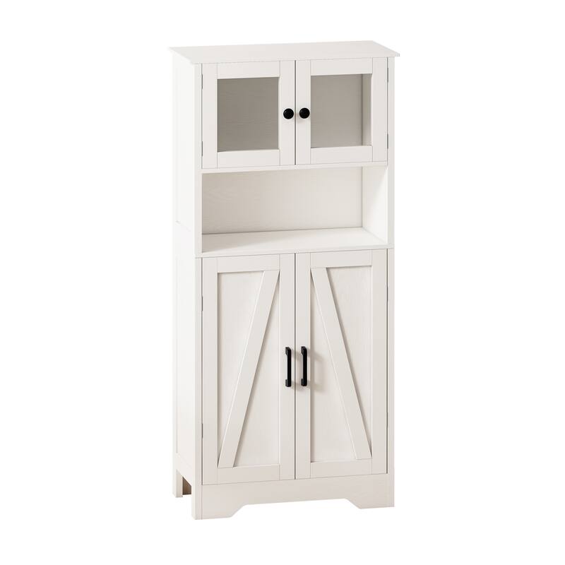 Freestanding Storage White Display with LED Light Bed Bath & Beyond 39893432
