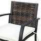 preview thumbnail 6 of 5, Patio Festival 2 Piece Rattan/Wicker Bar Stool Set with Cushions