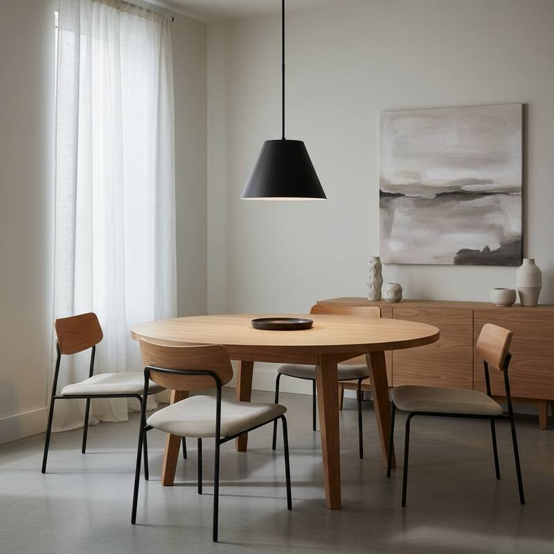 16 inch Integrated LED Pendant Light Diameter 5 Color Temperature Dimmable