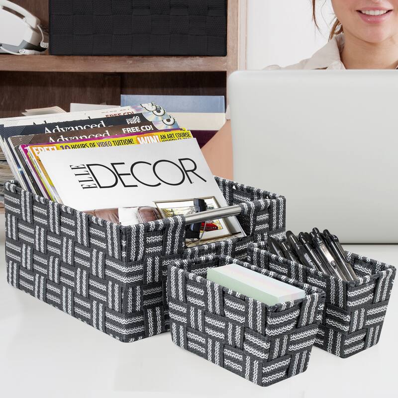 Weave 9 Piece Basket Set