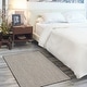 preview thumbnail 79 of 119, Nourison Courtyard Indoor/Outdoor Modern Geometric Area Rug 3' x 5' Rectangle - Ivory/Charcoal