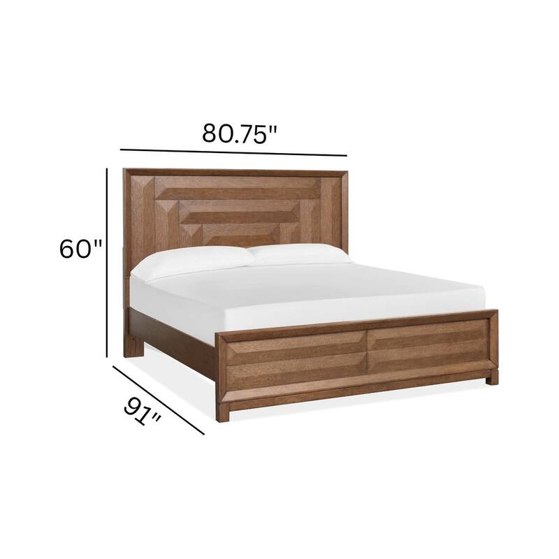 Magnussen Home Callisto Bourbon Brown Panel Bed