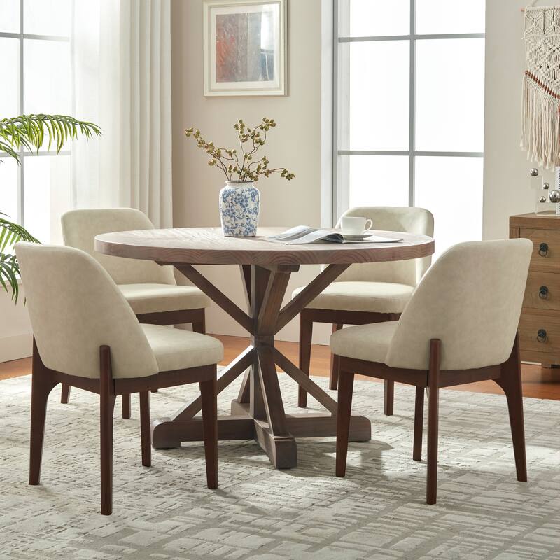 Set of 4 Solid Wood Dining Chair