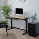 preview thumbnail 10 of 25, FlexiSpot 48 Inch Bamboo Texture Top COMHAR Home Office Desk Height Adjustable Standing Computer Desk USB Charging